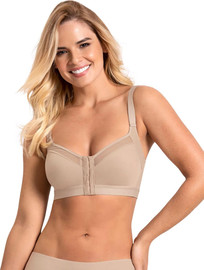 Leonisa חזייה לאחר ניתוח עם ריפוד קל וסגירה קדמית 011936 ,גוף