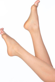 Giulia גרביון דק עם אצבעות פתוחות לסנדל 15 דנייר TOE15 ,DAINO