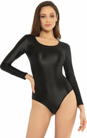 Regatta בגד גוף שחור מבריק עם שרוול ארוך BLACK BRILLANT ,שחור