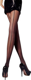 Knittex גרביון אקסקלוסיבי עם פס אחורי IGA 20 DEN ,שחור
