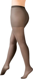 Gabriella גרביון חלק למידות גדולות 20 דנייר Microfibre Plus Size ,שחור