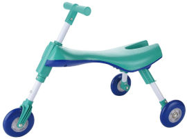 Green Toys בימבה ג’וק שלושה גלגלי סיליקון מתקפלת בצבעים לבחירה: