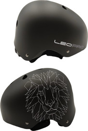 LEO PRO קסדת פעלולים לילדים מתכווננת ובטיחותית – צבע שחור