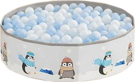 Green Toys בריכת כדורים + 100 כדורים דגם פינגווין תכלת