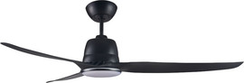 Gold Line מאוורר תקרה לפרגולות 60" כולל שלט ותאורת LED משתנה Gold Line גולד ליין טורבו הוריקן ATL-8060 שחור