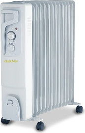 Gold Line רדיאטור בטיחותי 11 צלעות 2500W - לבן