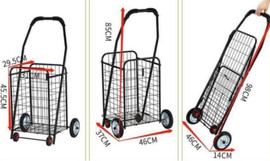 H.KLEIN עגלת קניות מתקפלת RollEasy Pro