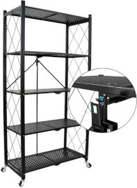 BOBO Decor כוננית מדפים Carbon Steel - חמש קומות