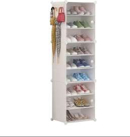 BOBO Decor ארון נעלים 9 קומות Lucy צבע לבן