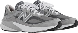 New Balance נעלי ספורט M990 V6 רוחב 2E צבע אפור