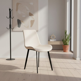BOBO Decor סט 4 כסאות מרופדים ומעוצבים לפינת אוכל דגם רומא