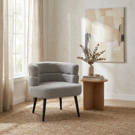 BOBO Decor כורסא מעוצבת מבד בוקלה