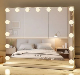 BOBO Decor מראת הוליווד ללא מסגרת
