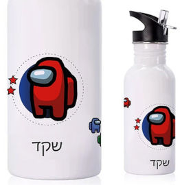 BABY-NAME בקבוק אקולוגי נירוסטה עם שם אישי