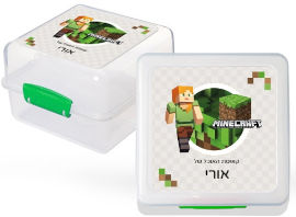 BABY-NAME מדבקות איכותיות לקופסת סיסטמה מדגם Lunch Cube מעוצבות עם שם הילד/ה