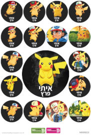 BABY-NAME מדבקות עם שם אישי (17 מדבקות)
