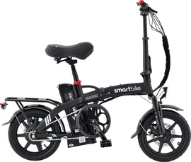 Smart Bike אופניים חשמליים מתקפלים 48V/10.1A סמארט מגנזיום שחור NANO