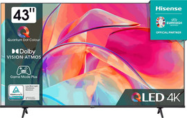 HISENSE טלוויזיה "43 Hisense QLED VIDDA 6 43E7KQ