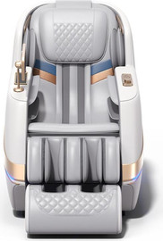 EL-KOL כורסת מסאג' מקצועית עור בונדד לדר AMORA CF-188W אפור