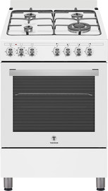 תדיראן תנור משולב גז 60 סמ טורבו TOFS650W לבן  TADIRAN