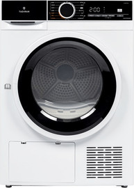 תדיראן מייבש כביסה 8 ק"ג קונדנסור HEAT PUMP TADHP9000B דלת שחורה TADIRAN