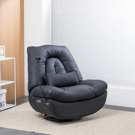 EL-KOL כורסת מסאג AIR LEATHER ARIAN שחור אריאן