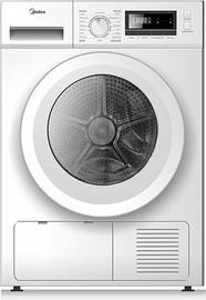 MIDEA מייבש כביסה פתח חזית 8 ק"ג דגם MDG80-C05/B09E MIDEA