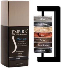 Empire סיבי שיער אמפייר אבקה למילוי שיער דליל EMPIRE - צבע חום