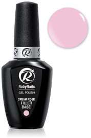 RobyNails ראבר בייס גומי בצבע רוז CREAM ROSE רוביניילס - באישור משרד הבריאות.