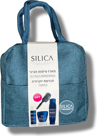 SILICA תיק טרמי מעוצב עם 4 מוצרים לשיקום שיער | SILICA סיליקה