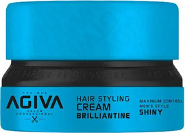 AGIVA קרם לעיצוב שיער Agiva BRILLANTINE Hair Styling Shiny 155mL אגיבה תכלת