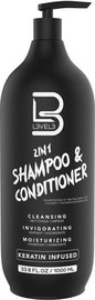 LEVEL3 שמפו ומרכך קרטין שיער 2 ב-1 1000ML | לבל LEVEL 3