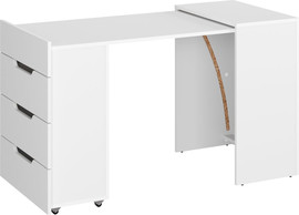 Geva Design שולחן כתיבה טרנספורמט נפתח מעוצב דגם יהלום