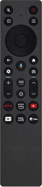 TCL שלט תואם TCL RC813A-FMB1 עם מיקרופון | חיפוש קולי | כולל סוללות |