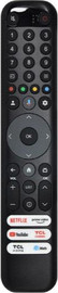 TCL שלט רחוק לטלויזיה חכמה של RC833 דגם GUB1 Suitable - TCL כולל כפתורי נטפליקס+יוטיוב