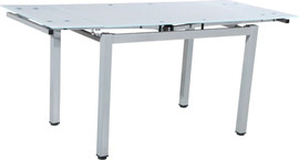 LIVEA שולחן אוכל נפתח 110X70, דגם ונציה לבן Livea
