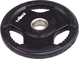 T-FORCE משקולת צלחת ציפוי גומי 1.25 ק"ג
