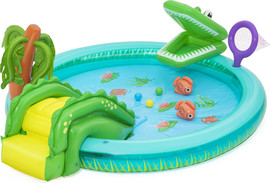 BESTWAY בריכת פעילות קרוקודיל 224X181X72 ס"מ,BESTWAY, דגם 53166