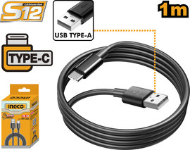 INGCO כבל 1 מטרINGCO USB / TYPE C