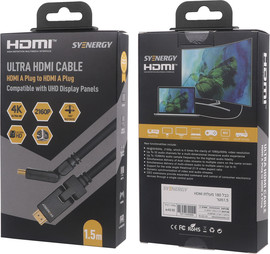 Syenergy כבל HDMI 180 מעלות 1.5 מטר