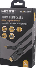 Syenergy כבל HDMI 180 מעלות 3 מטר