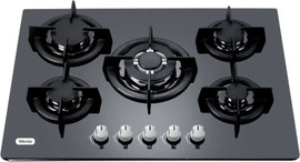 Westin כיריים גז 5 להבות 70 סמ שחור דגם WES-GH500GB של WESTIN