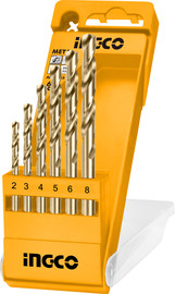 INGCO סט 6 מקדחי מתכת