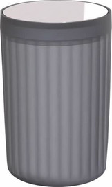 HOME פח 5 ליטר מכסה מתנדנד אפור קליר
