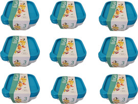 Cortico מארז של 27 קופסאות אחסון משתלם במיוחד בנפח 800 סמ"ק