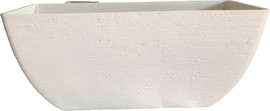 Cortico אדנית דמוי אבן במידות 25X25X58 ס"מ קרם