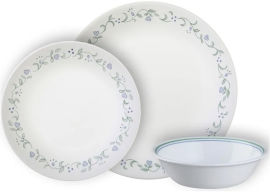 Corelle סט צלחות קורל 18 חלקים ל6 סועדים דגם Country Cottage