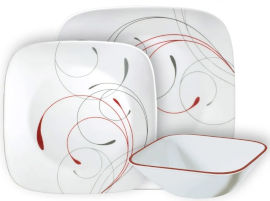 Corelle סט צלחות 12 חלקים ל4 סועדים של קורנינג  דגם Splendor