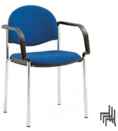 KAPRA כסא המתנה טופ ברייטון עם ידיות כחול