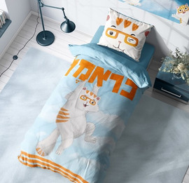 mila סט מצעים כראמל סקי
